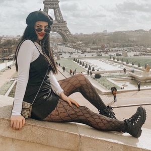 GUCCI Supremelis Logo Tights